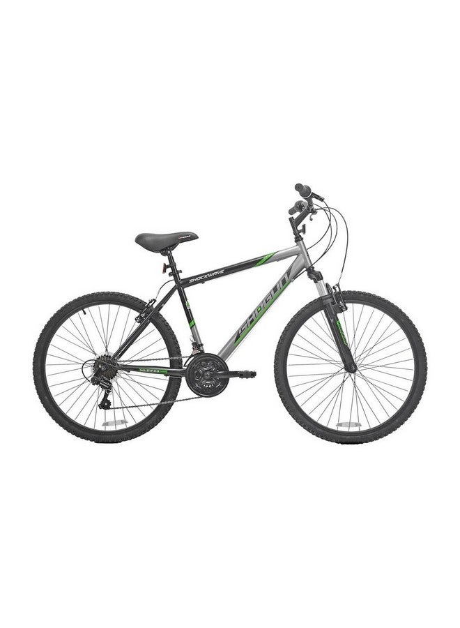 KENT 21-Speed Setting Shogun Shockwave Aluminium Bike Black and Grey 26 Inch 92660 - Image 2